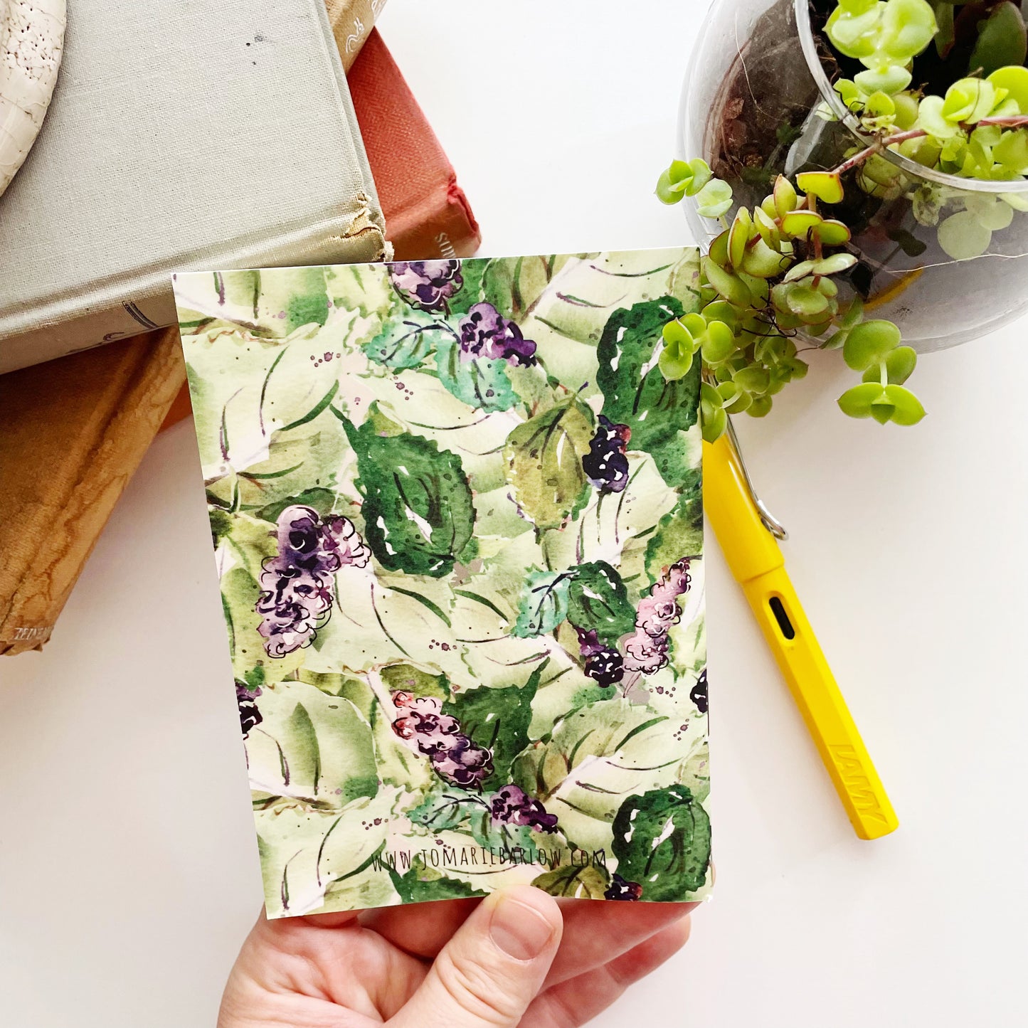 A6 pocket notebook - "Picking Mulberries"