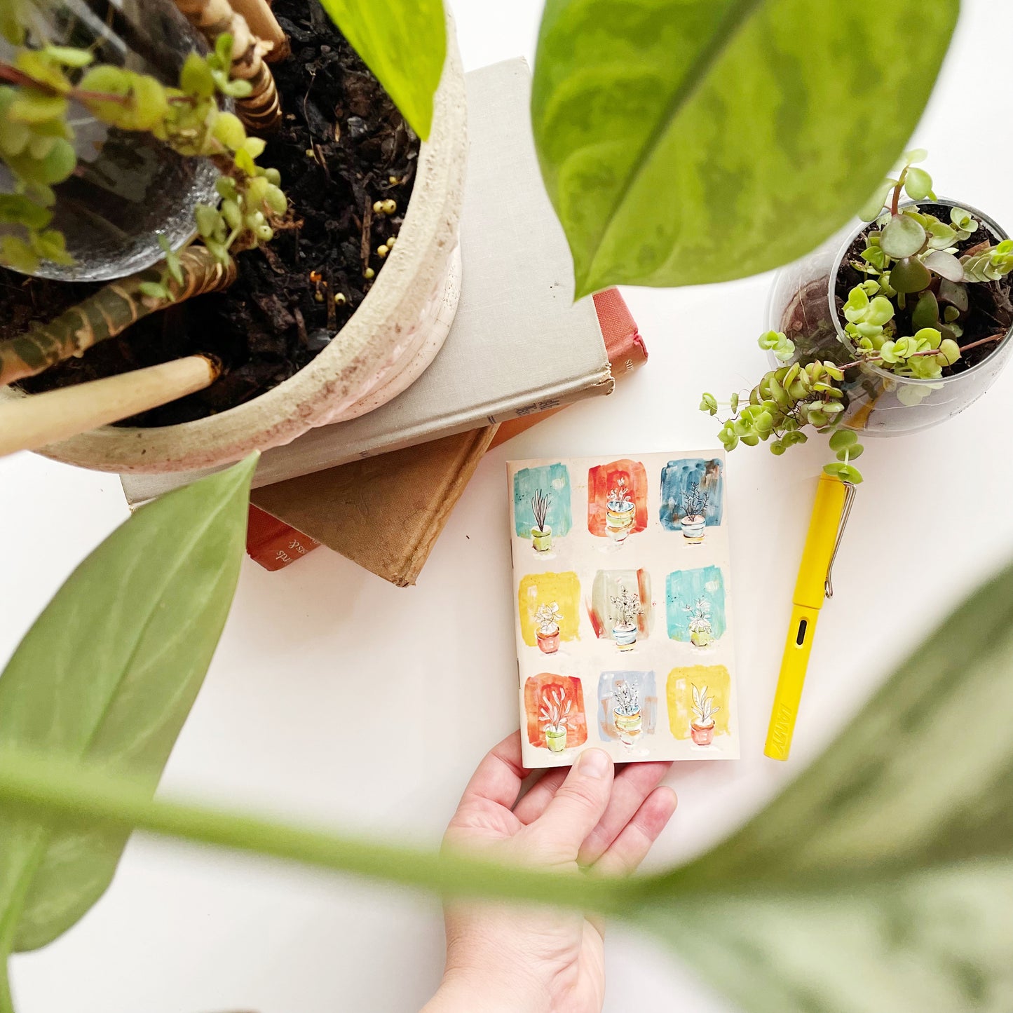 A6 pocket notebook - "Potted Blocks"