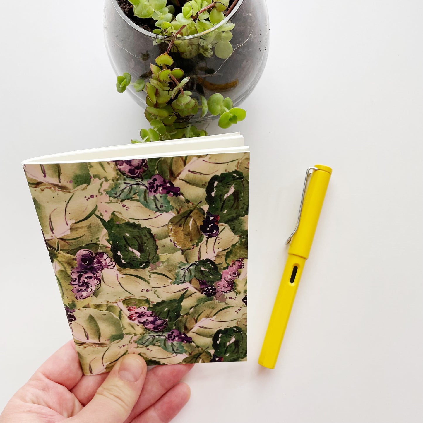 A6 pocket notebook - "Picking Mulberries"