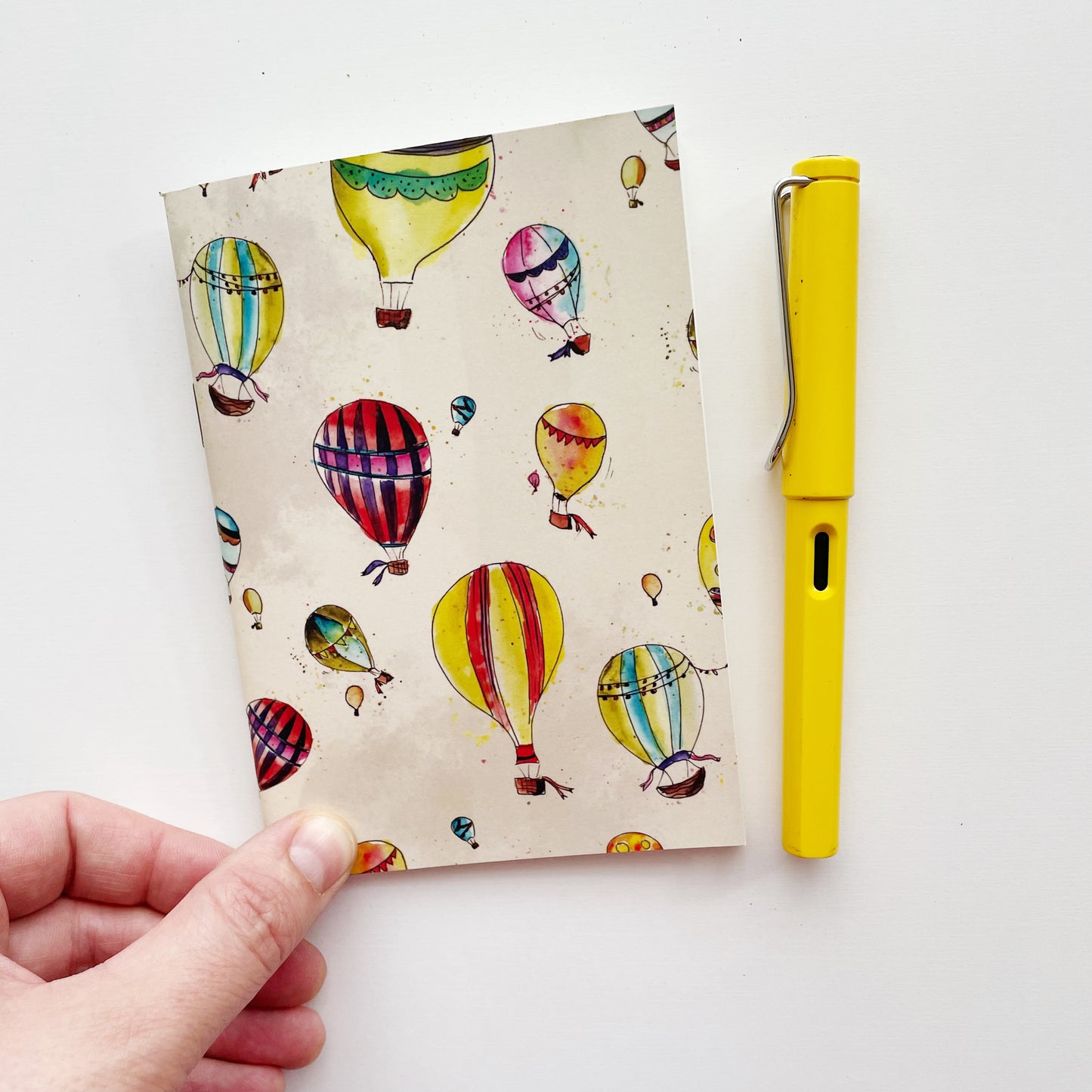 A6 pocket notebook - "Hot Air Balloons"