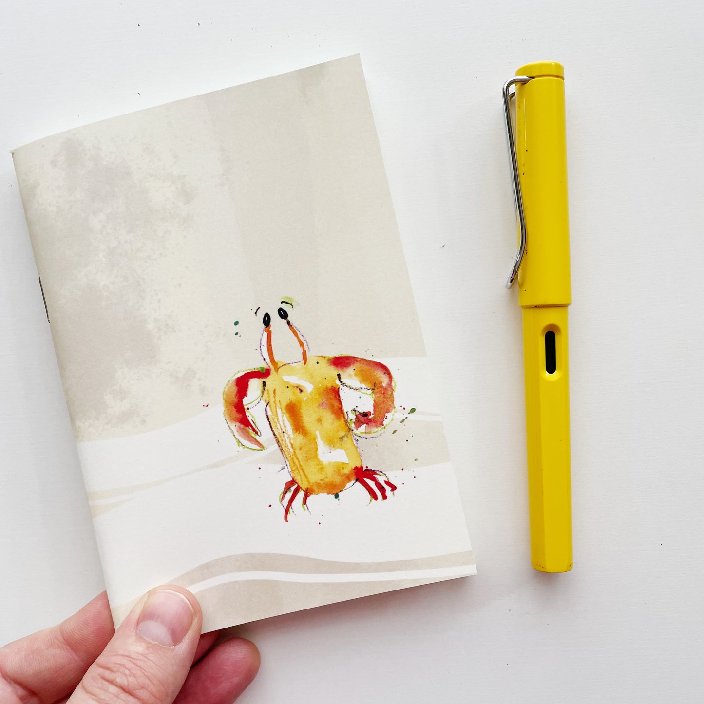 A6 pocket notebook - "Dancing Crabs"