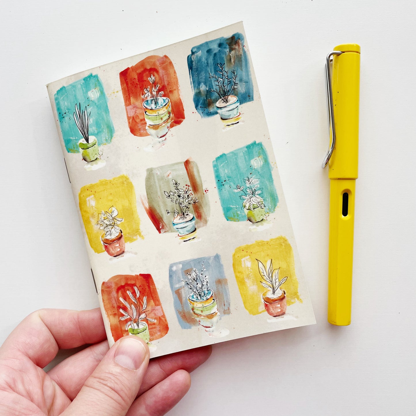 A6 pocket notebook - "Potted Blocks"